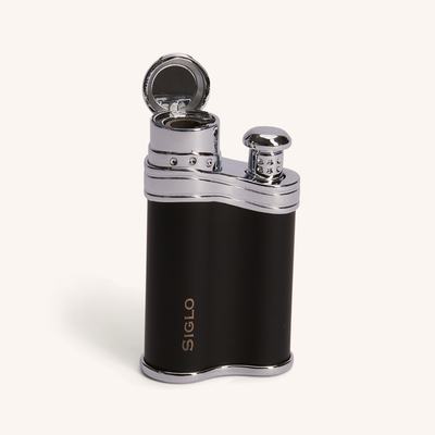 Siglo Bean Shaped Jet Lighter Matte Black