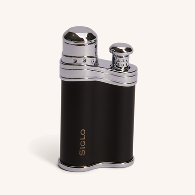 Siglo Bean Shaped Jet Lighter Matte Black