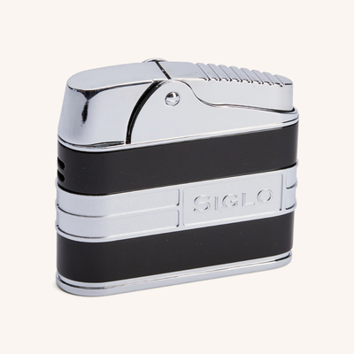 Siglo Retro Table Lighter Black